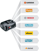 Lade das Bild in den Galerie-Viewer, Gardena Starter-Kit P4A 2 x PBA 18V/45 2,5 Ah + AL 1830 CV