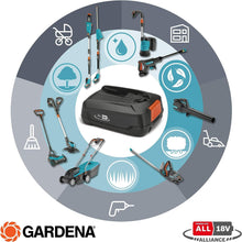 Lade das Bild in den Galerie-Viewer, Gardena Starter-Kit P4A 2 x PBA 18V/45 2,5 Ah + AL 1830 CV