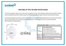 Lade das Bild in den Galerie-Viewer, FFP2 Maske 40er Box Carine-Made in Germany