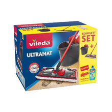 Lade das Bild in den Galerie-Viewer, Vileda Bodenwischer Set Ultramat 2in1 Box, schwarz/rot (1 Set)