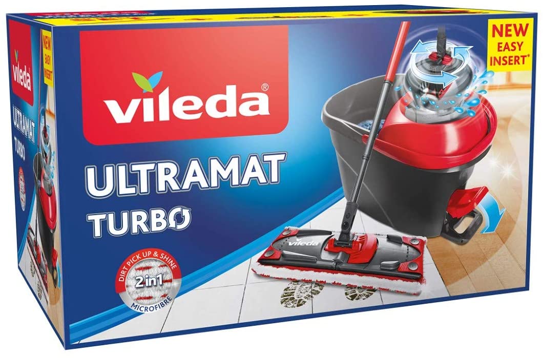 Vileda Ultramat Turbo Komplett Box Bodenwischer Set