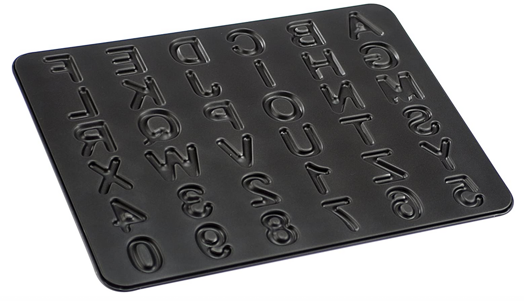 Zenker - Special Creative Buchstaben Zahlen Backblech Backform für Plätzchen